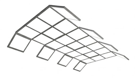 Open-frame grid light
