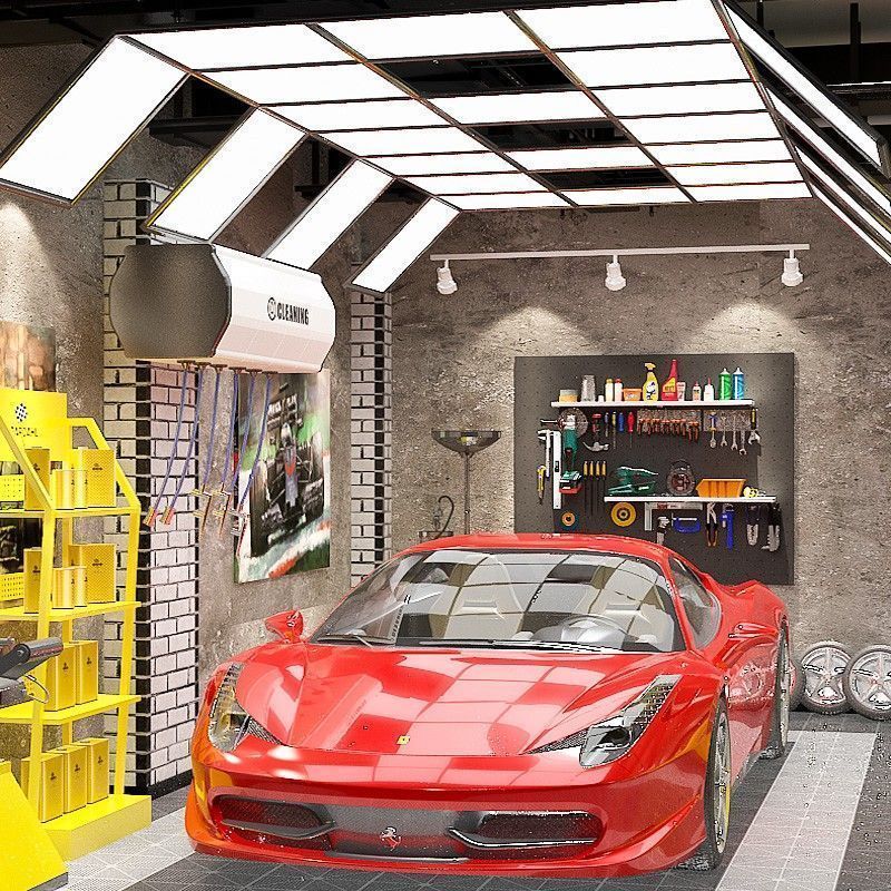 Car detailing capsule lighting