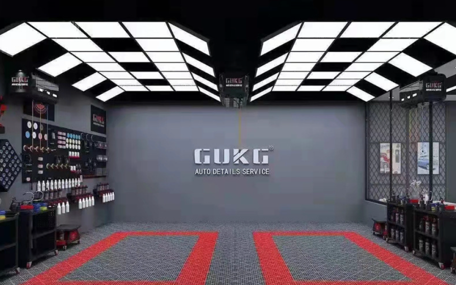 Auto detailing grid lighting